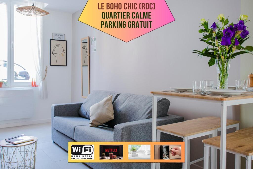 Ideal Pro & Couple - 2 Logements Theme Boho Chic Rdc & Dandy 1Er Etage - Quartier Calme - Jardin - Wifi Hd - Smart Tv - Parking Gratuit - Proche Centre & Transports - Ask Home Valenciennes Eksteriør bilde